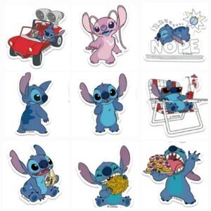 Disney Lilo & Stitch Sticker Decals Donuts Food Summer Blue Koala Variety Pack